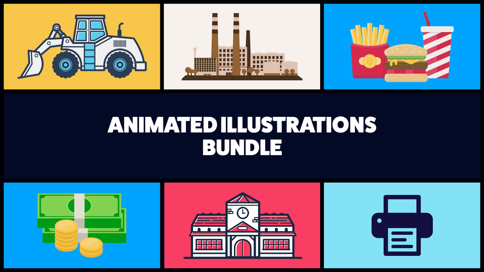 Animated Illustrations Bundle v1